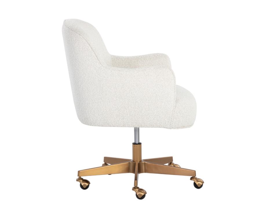 KARINA OFFICE CHAIR - COPENHAGEN WHITE by Sunpan