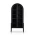 Tolle Cabinet In Drifted Matte Black by FOUR HANDS