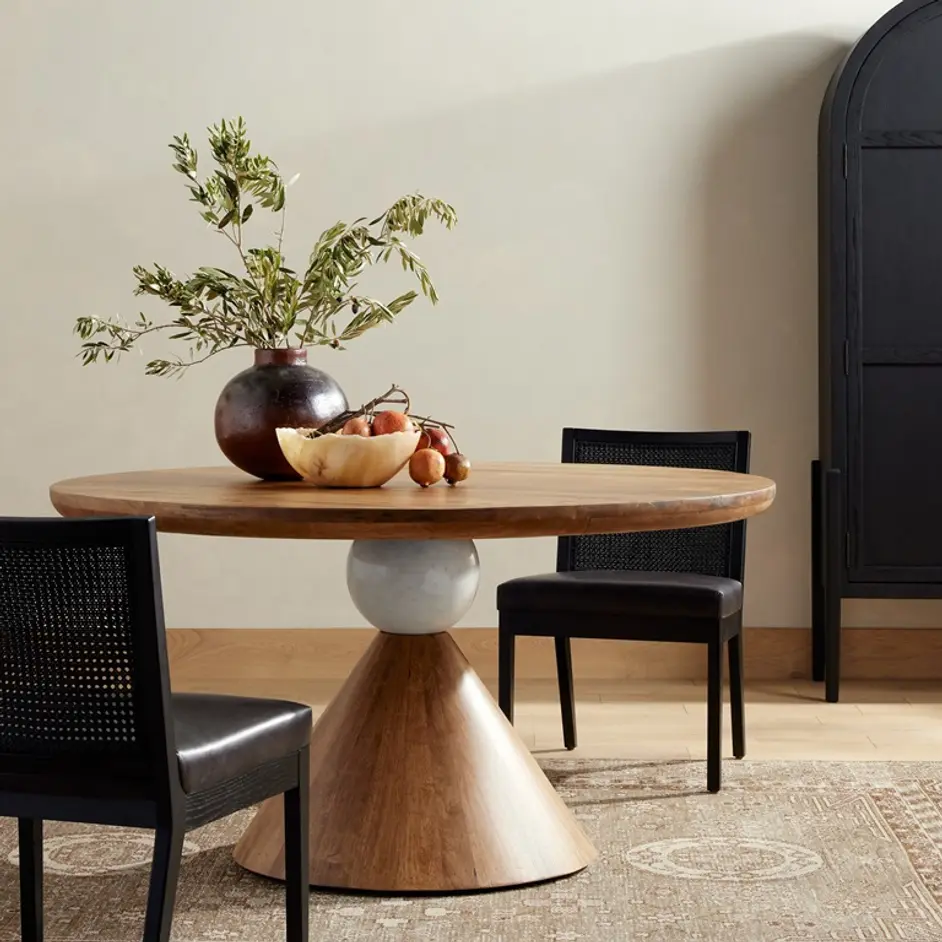Bibianna Dining Table - Smoked Honey by Four Hands