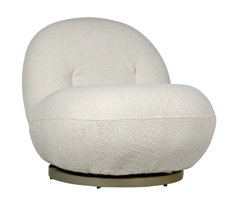 Artemis Chair, Boucle Fabric by Noir Furniture