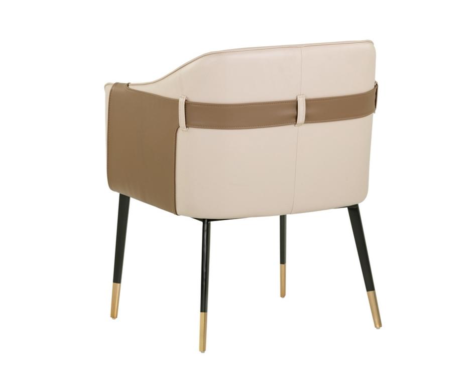 Carter Dining Armchair - Napa Beige / Napa Tan by Sunpan