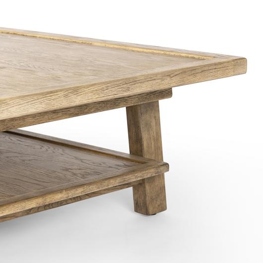 Trinity Coffee Table - Distressed Light Oak by Four Hands