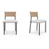 Foley Dining Chair White Set Of Two by Moes Home