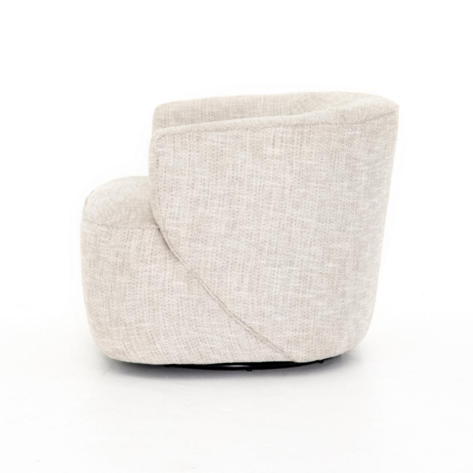Mila Swivel Chair In Brazos Dove by FOUR HANDS