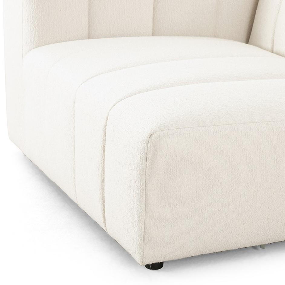 Langham Channeled Laf Pc In Fayette Cloud by FOUR HANDS