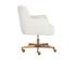 KARINA OFFICE CHAIR - COPENHAGEN WHITE by Sunpan