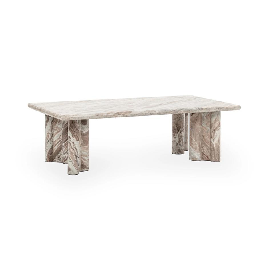 Bowman Marble Rectangular Coffee Table by Classic Home