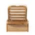 Merit Outdoor Chaise Lounge In Natural Teak by FOUR HANDS
