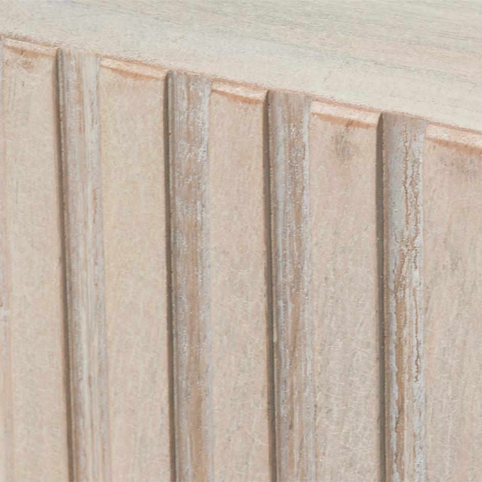 Notch Mango Wood Square Table by Jamie Young