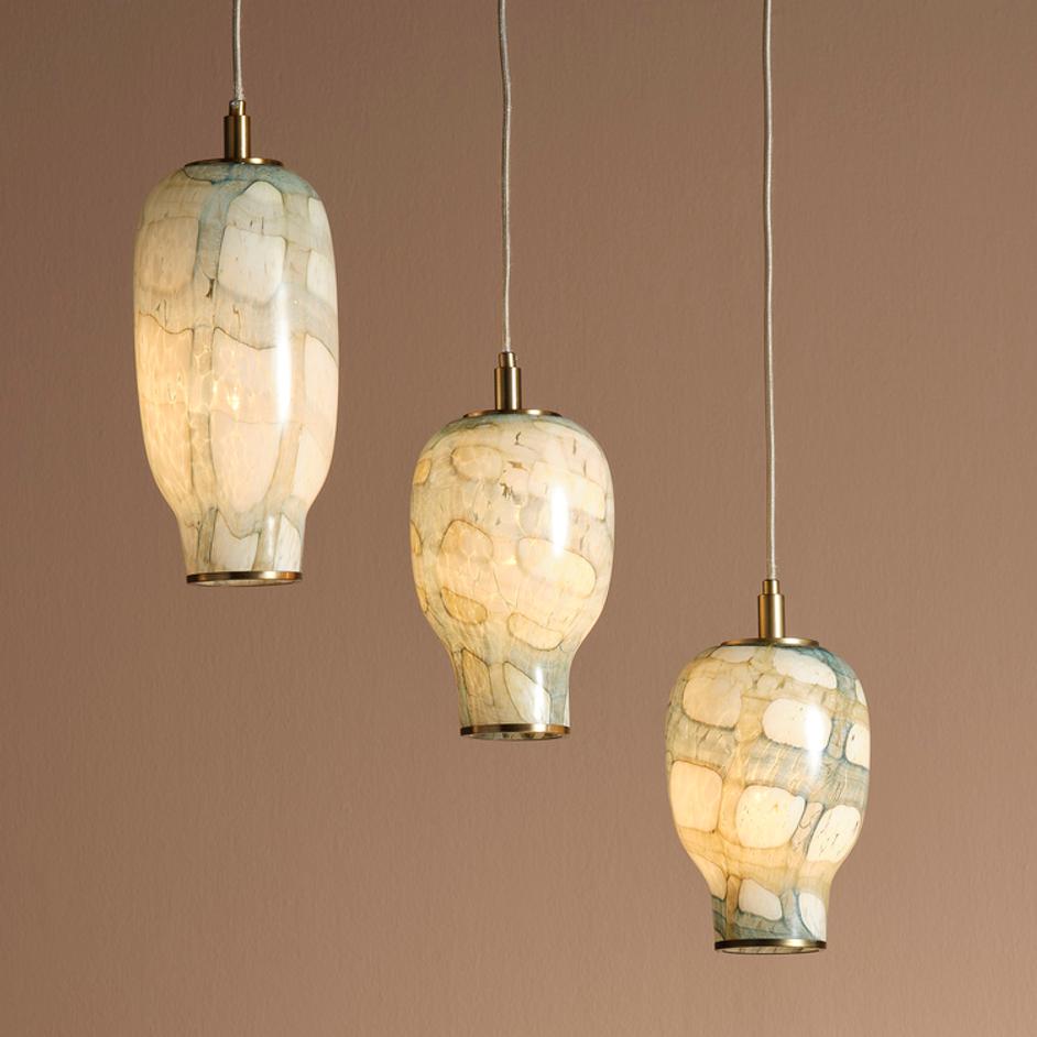 Helen Glass 1-Light Pendant, Large by Jamie Young