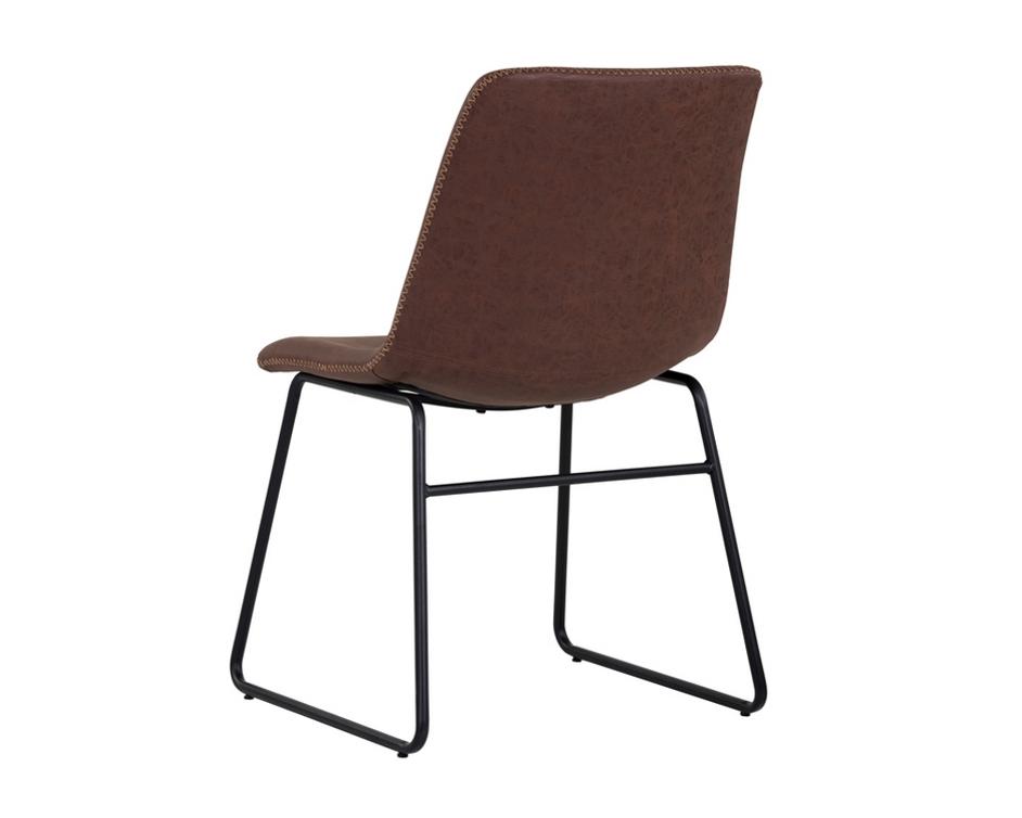 Cal Dining Chair - Antique Brown by Sunpan