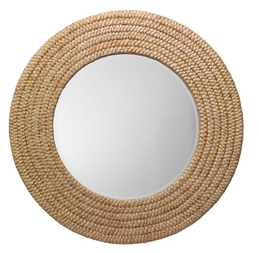 Meadow Seagrass Round Mirror by Jamie Young