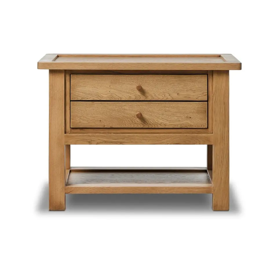 Millbrook Nightstand In Natural Light Oak-Natural Light Oak Veneer by Four Hands