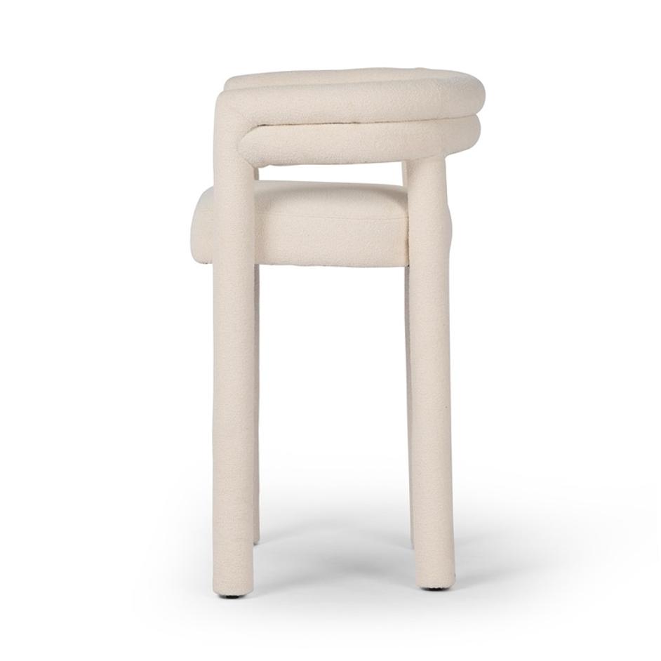Tacova Bar Stool in Florence Cream by FOUR HANDS