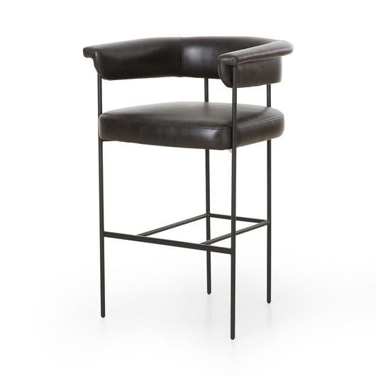 Carrie Bar + Counter Stool - Sonoma Black by Four Hands