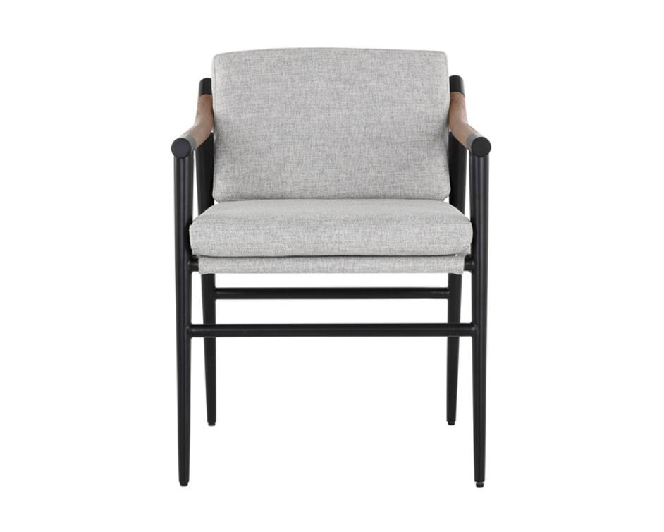 MEADOW DINING ARMCHAIR - VAULT FOG by Sunpan