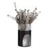 Large Ominous Frost Vase in Clear and Black by Cyan Design