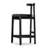 Tex Stool In Black Rosa Morada by FOUR HANDS