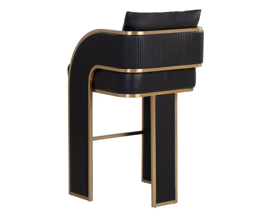 BAZ BARSTOOL - NAPA BLACK by Sunpan