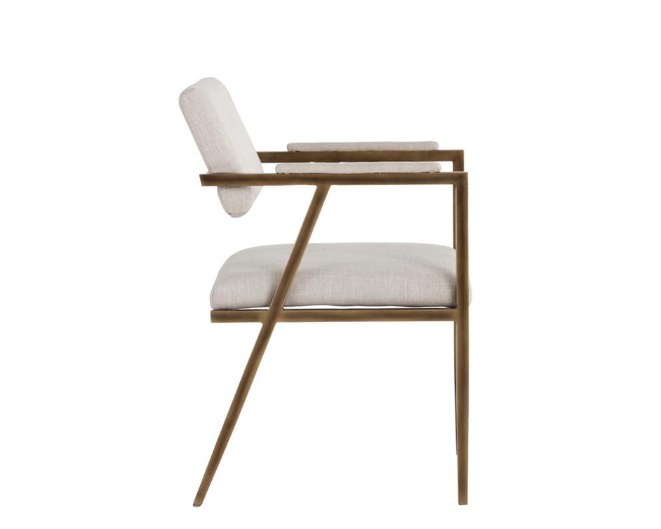 Ventouz Armchair - Beige Linen by Sunpan