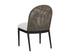 CALANDRI DINING CHAIR - BLACK - LOUIS CREAM by Sunpan