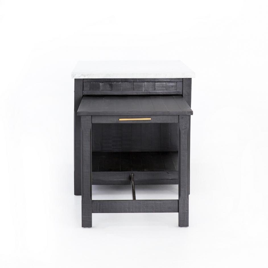 Ian Kitchen Island-Black Acacia by FOUR HANDS