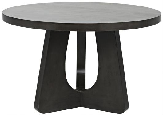 Nobuko Dining Table, 48" Diameter, Pale by Noir Furniture