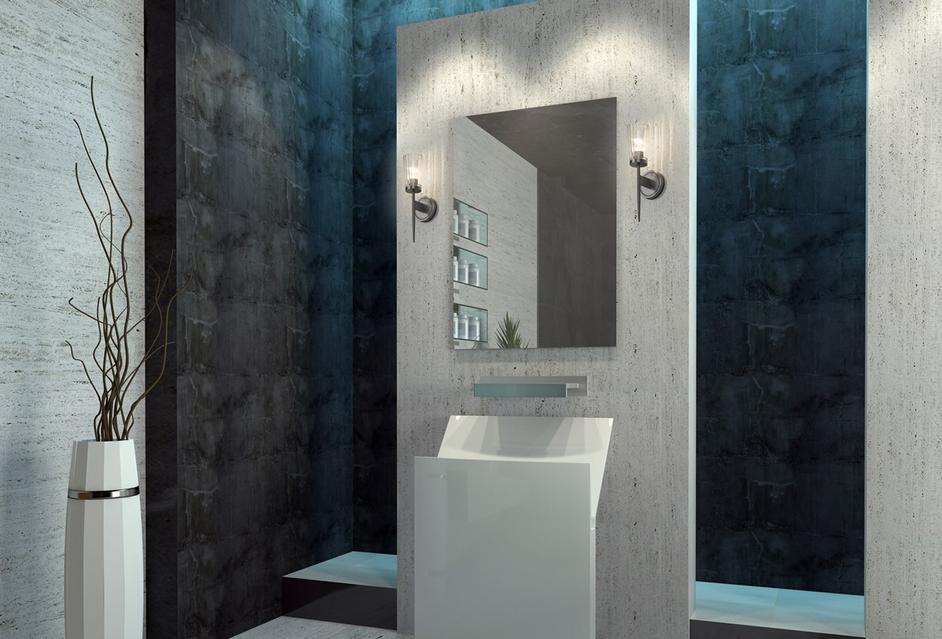 Flair 1 Light Wall Sconce in Antique Nickel Finish by Z-Lite