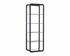 AMBRETTA BOOKCASE - SMALL - BLACK / SMOKE GREY by Sunpan