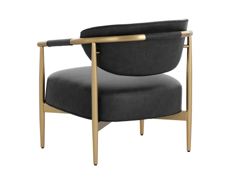 HELOISE LOUNGE CHAIR - BRAVO BLACK by Sunpan