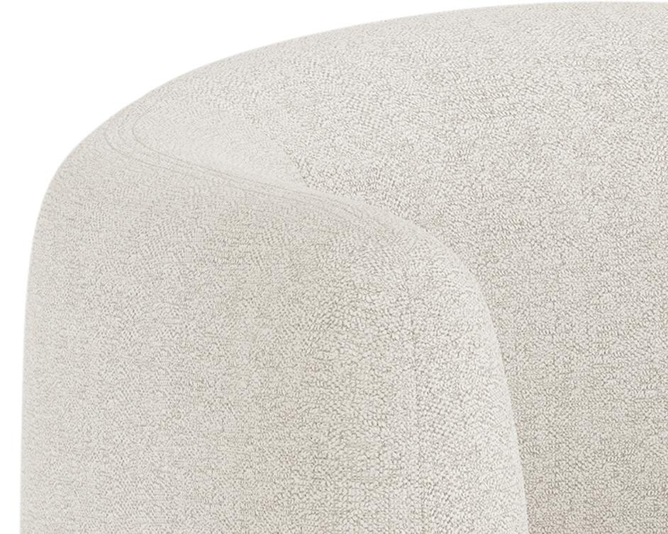 TRINE LOUNGE CHAIR - RUSTIC OAK - DOVE CREAM by Sunpan