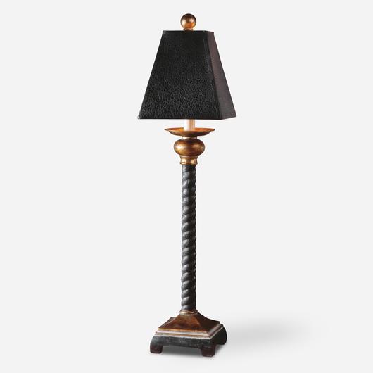 Bellcord Black Buffet Lamp by Uttermost