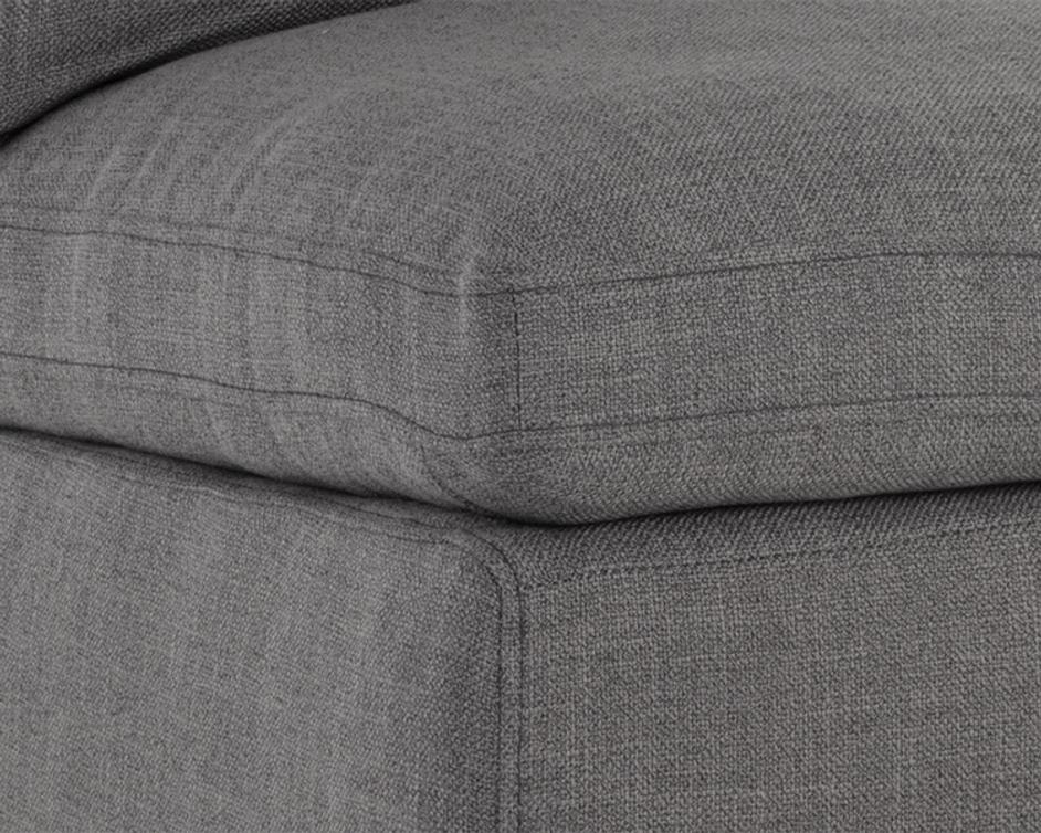 GLENROSE WHEELED DINING CHAIR - EFFIE SMOKE by Sunpan