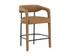 MAVIA COUNTER STOOL - LUDLOW SESAME LEATHER by Sunpan