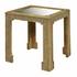 Art Deco Side Table with Mirror Top by Pulaski Furniture