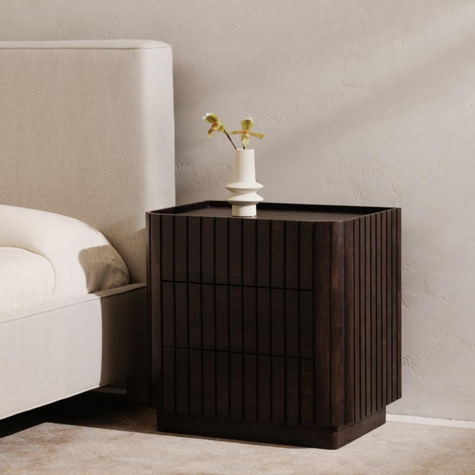 Ichigo Queen Bed Dark Grey by Moes Home