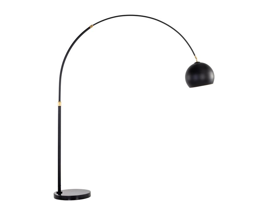 Vern Floor Lamp - Black by Sunpan