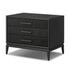 Rosenell Closed Nightstand - Black Oak Veneer by Four Hands