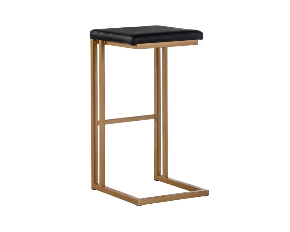 Boone Barstool - Champagne Gold - Onyx by Sunpan