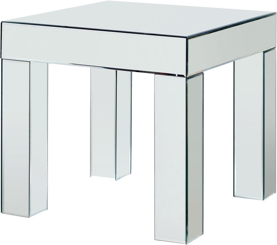 Kristi End Table In Mirrored by Meridian Furniture