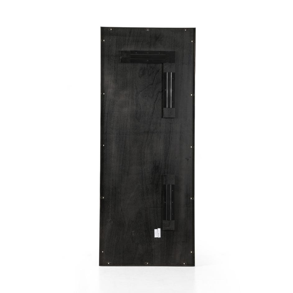 Bellvue Floor Mirror - Rustic Black by Four Hands