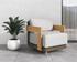 POTENZA ARMCHAIR - PALAZZO CREAM by Sunpan
