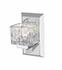 Rubicon 1 Light Wall Sconce in Chrome Finish by Z-Lite