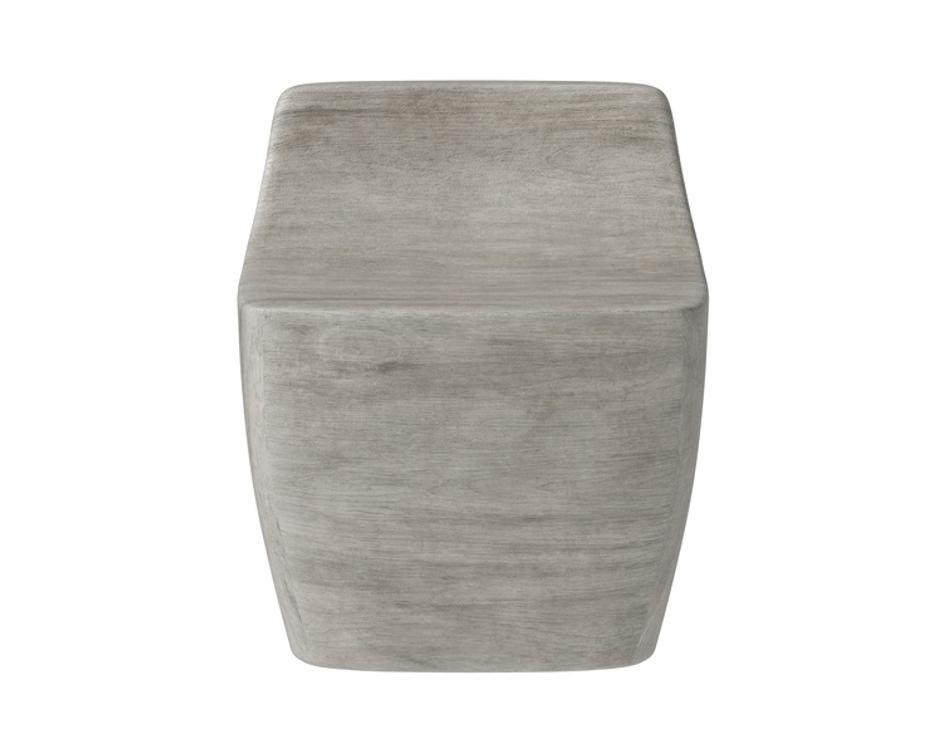 LEDGER STOOL - ASH GREY WOOD LOOK by Sunpan
