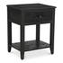 Corrine Nightstand Antique Black by Moes Home