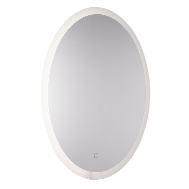 Reflections Oval LED Mirror in Frosted Edge by Artcraft