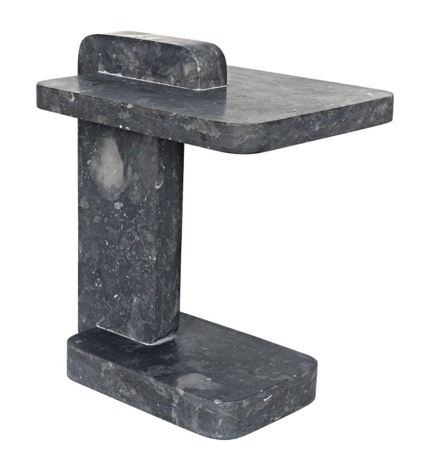 North Side Table, Black Marble by Noir Furniture
