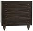 Diamond Chest in Ebony Walnut Finish by Noir Furniture