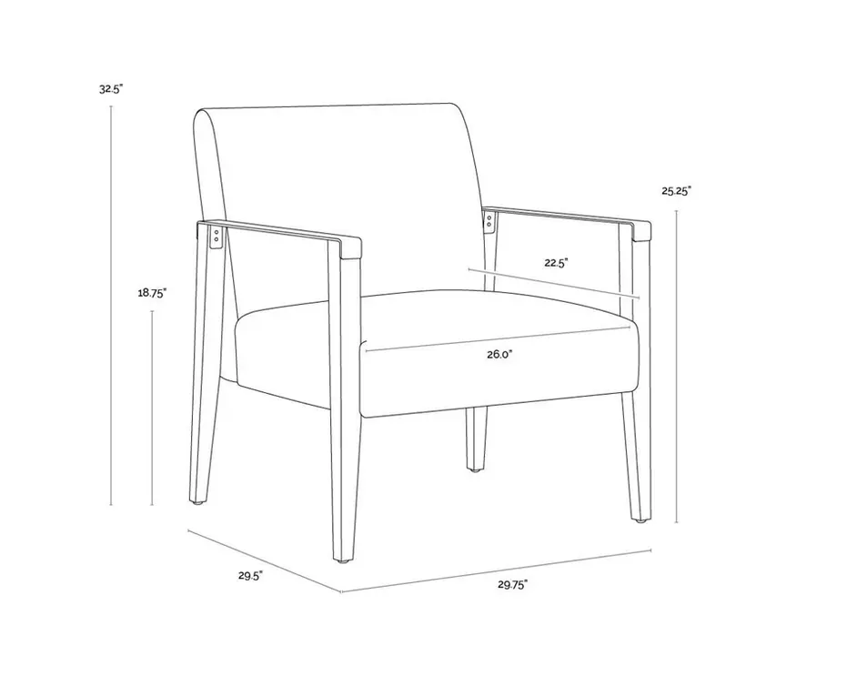 EARL LOUNGE CHAIR - RUSTIC OAK - LUDLOW SESAME LEATHER by Sunpan