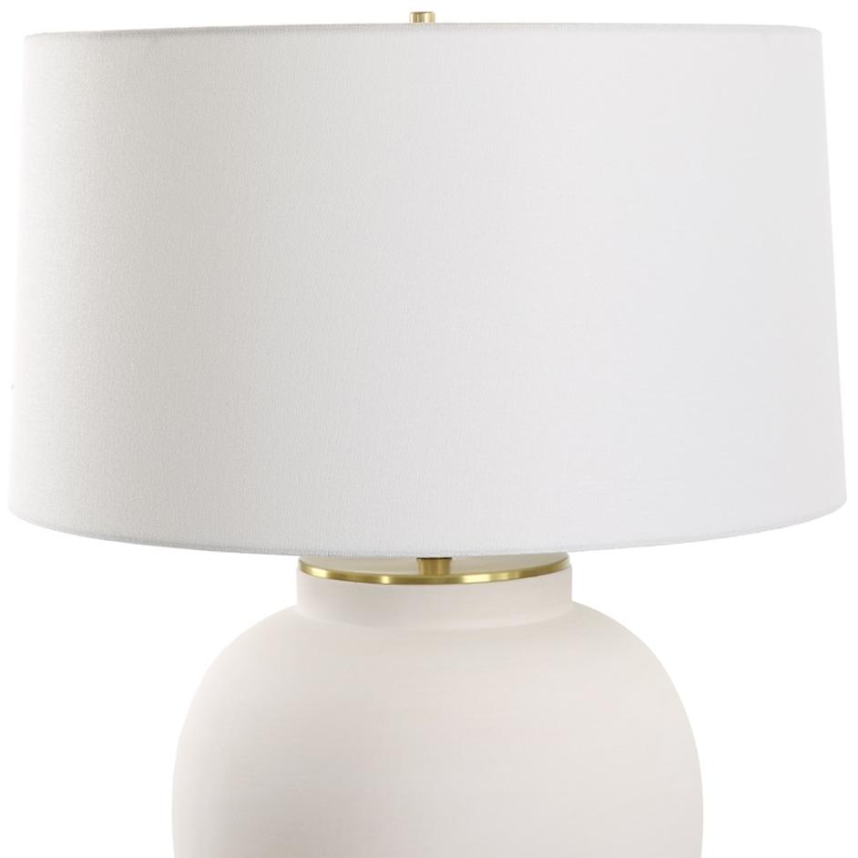 Adelaide White Table Lamp by Uttermost